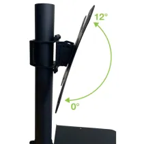 Techly 621819 Wózek do telewizora 32-60" z półką AV - B2B Netinet