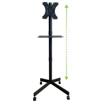 Techly 621819 Wózek do telewizora 32-60" z półką AV - B2B Netinet