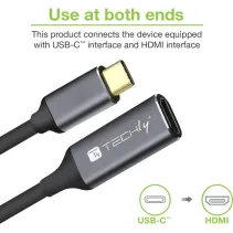 Techly 621216 Video grabber HDMI 4K do USB-C 1080p - B2B Netinet