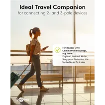 Goobay 94026 Podróżny adapter wtyku zasilania UK/US/EU - B2B Netinet