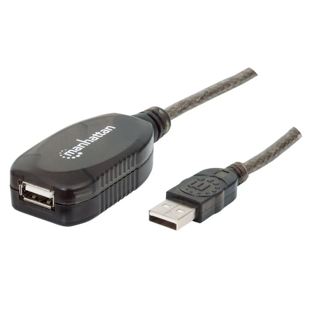 Kabel USB 2.0 przedłużacz aktywny USB-A na USB-A M/F 10m