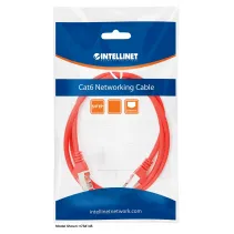 Patchcord Cat6 SFTP 1,5m 100% CU LSZH czerwony