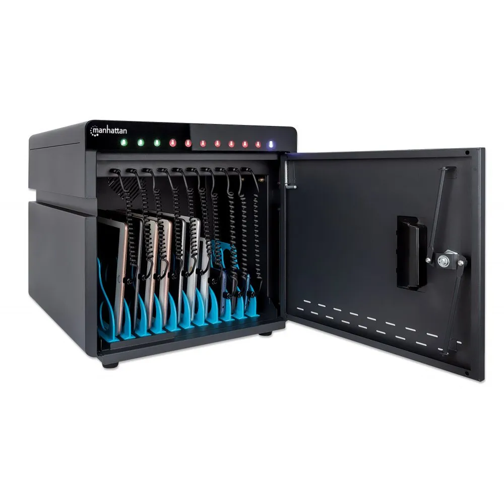 Manhattan 715942 Szafa ładowania tabletów 10x USB-C PD - B2B Netinet