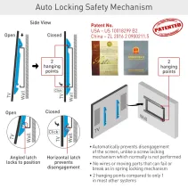 Barkan BM300R Pionowy uchwyt ścienny do telewizora 65" - B2B Netinet