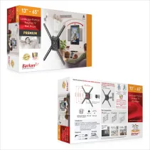 Barkan BM300R Pionowy uchwyt ścienny do telewizora 65" - B2B Netinet