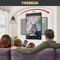 Barkan BM300R Pionowy uchwyt ścienny do telewizora 65" - B2B Netinet