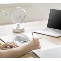 Techly 621710 Cichy wentylator akumulatorowy na biurko - B2B Netinet