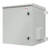 Szafa wisząca 12U Rack 19, IP55, pełne drzwi 600x600 szara