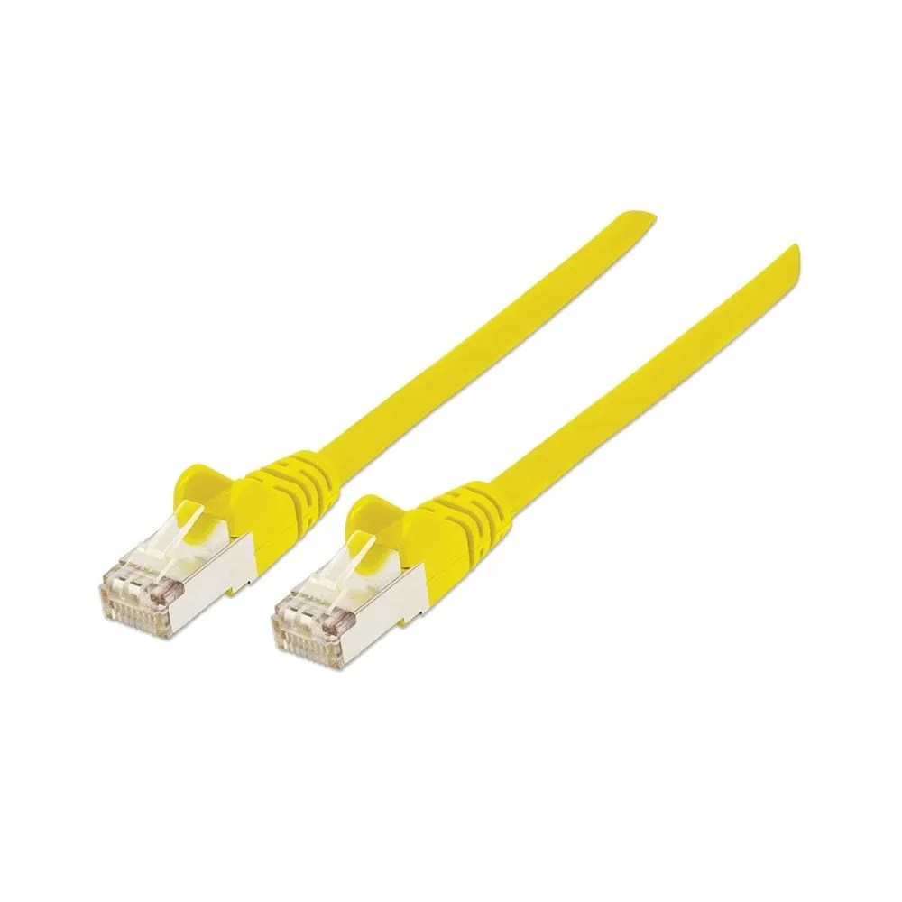 Patchcord Cat7 SFTP 1,5m 100% CU LSZH żółty
