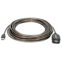 Kabel USB 2.0 przedłużacz aktywny USB-A na USB-A M/F 10m