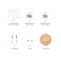 Wewnętrzny Access Point WiFi6 802.11ax, 2.5GbE, zarządzalny, EnGenius Cloud