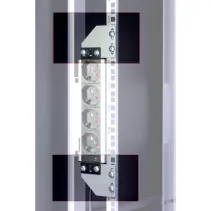 Uchwyty Rack do montażu urządzeń w pionie, 1U