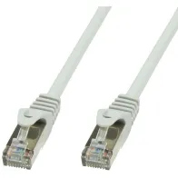 Patchcord Cat6 SFTP 15m 100% CU LSZH szary