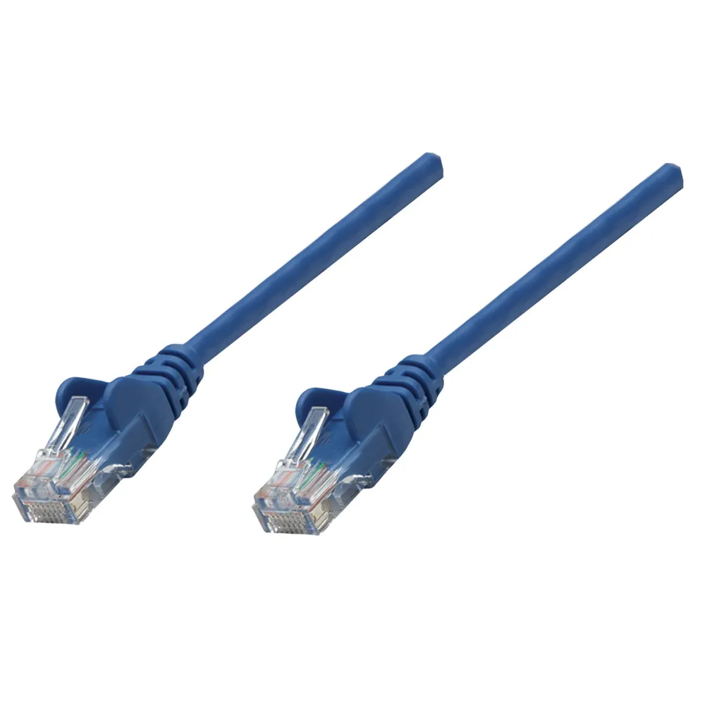 Patchcord Cat6 SFTP 0,25m 100% CU LSZH niebieski