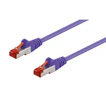Patchcord Cat6 SFTP 1,5m CCA fioletowy