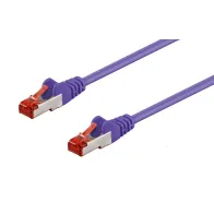 Patchcord Cat6 SFTP 1,5m CCA fioletowy