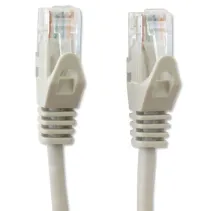 Patchcord Cat6 UTP 1,5m 100% CU szary