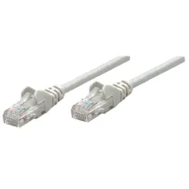 Patchcord Cat6 UTP 0,25m 100% CU szary