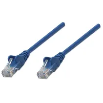 Patchcord Cat6 UTP 0,3m 100% CU niebieski