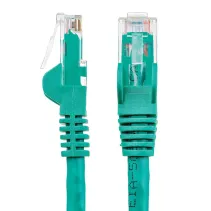Patchcord Cat6 UTP 0,3m 100% CU zielony
