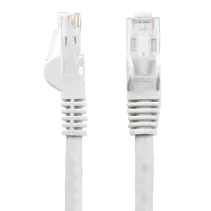 Patchcord Cat6 UTP 0,3m 100% CU biały