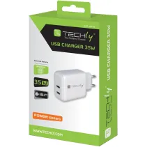 Techly 368710 Ładowarka sieciowa 2x USB-PD 35W - B2B Netinet