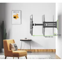 Techly 025336 Wieszak do telewizora 13-30" obrotowy - B2B Netinet