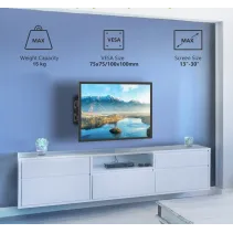 Techly 025336 Wieszak do telewizora 13-30" obrotowy - B2B Netinet