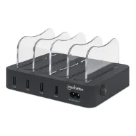 Manhattan 102261 Sieciowa ładowarka 4x USB-A 34W - B2B Netinet