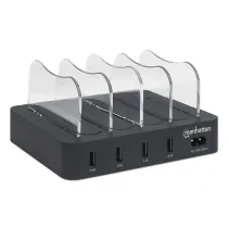 Manhattan 102261 Sieciowa ładowarka 4x USB-A 34W - B2B Netinet