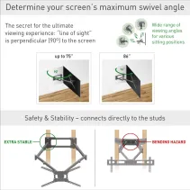 Barkan BM464XL Długi wieszak na telewizor 13-86" - B2B Netinet