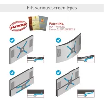 Barkan BM466XP Długi wieszak na telewizor 13-90" - B2B Netinet