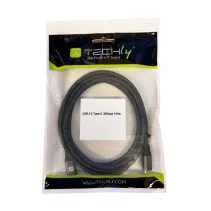 Kabel USB 3.2 USB-C na USB-C 2m M/M 5A, 20V, 100W, 4K, 20Gb/s