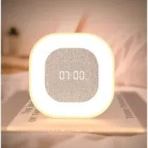Wielofunkcyjny budzik z regulowanym światłem nocnym