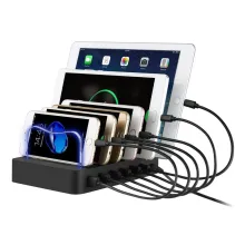 Manhattan 102254 Sieciowa ładowarka 6x USB-A 50W - B2B Netinet