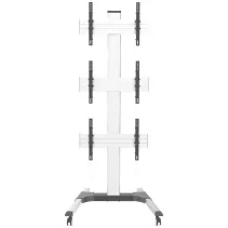 Techly 366815 Wózek na 3 telewizory 32-55" w pionie - B2B Netinet