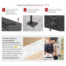 Barkan FS420 Stojak podłogowy TV 13-86" z regulacją - B2B Netinet