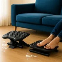 Techly 622007 Regulowany podnóżek biurowy - B2B Netinet