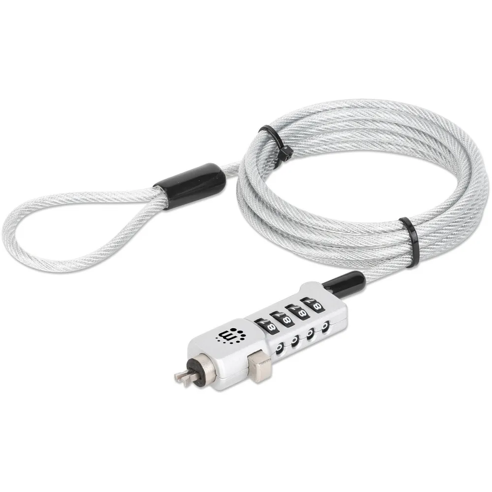 Manhattan 440301 Uniwersalna linka do laptopa na szyfr - B2B Netinet