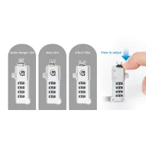 Manhattan 440301 Uniwersalna linka do laptopa na szyfr - B2B Netinet