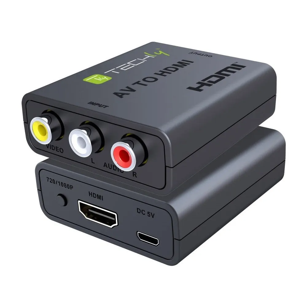 Techly 622083 Konwerter CVBS AV 3x RCA na HDMI 1080p - B2B Netinet