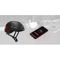 Livall C21 Miejski smart kask z LED i SOS 54-58cm czarny - B2B Netinet