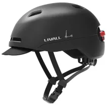 Livall C21 Miejski smart kask z LED i SOS 54-58cm czarny - B2B Netinet