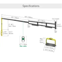 Barkan EV300WM Wysięgnik 305cm do kabla ładowarki EV - B2B Netinet