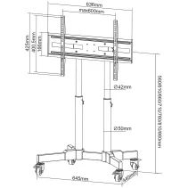 Manhattan 462679 Stojak do ekranu promptera 23-70" - B2B Netinet