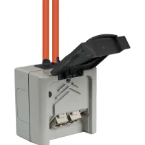 Obudowa gniazda na 2x Keystone, zewnętrzna IP44, natynkowa