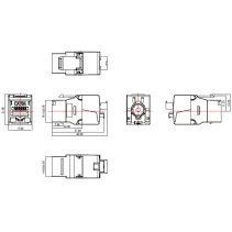 Moduł Keystone Cat6a STP 500MHz samozaciskowy z uziemieniem