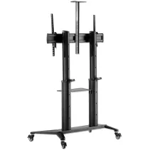 Manhattan 462341 Aluminiowy stojak mobilny TV 70-120" - B2B Netinet