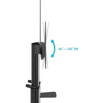 Manhattan 462341 Aluminiowy stojak mobilny TV 70-120" - B2B Netinet