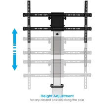 Manhattan 462327 - Stojak mobilny TV 37-86" z pivot - B2B Netinet
